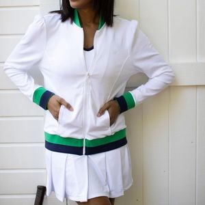 Club & Court Dynasty Jacket - Bright White